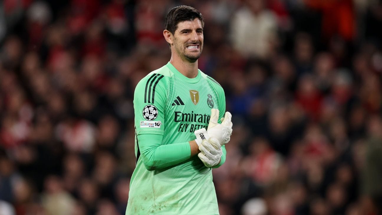 Courtois comanda piadas sobre sorteio da Champions e revela rival do Real Madrid