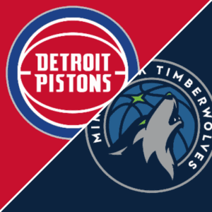 Acompanhe ao Vivo: Detroit Pistons Enfrenta Minnesota Timberwolves na NBA