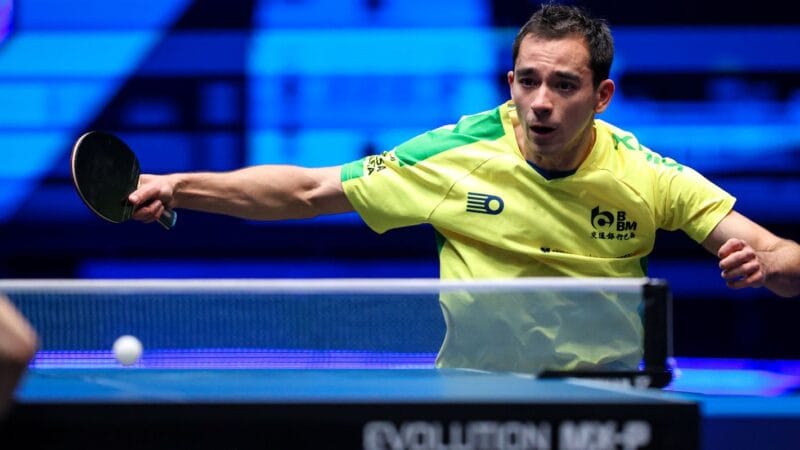 Hugo Calderano Avança às Quartas de Final do WTT Champions em Chongqing
