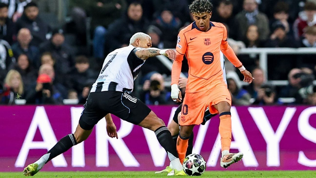 Barcelona Empata com Newcastle em Jogo Dramático na Champions League