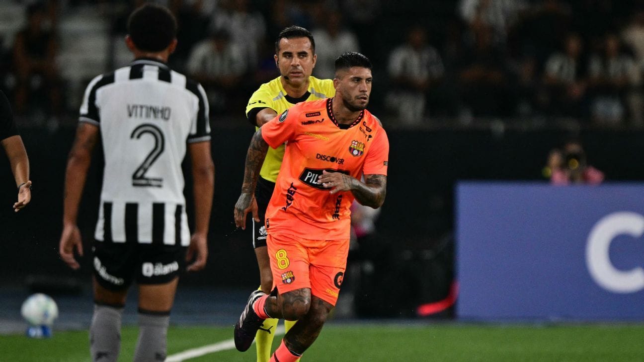 Botafogo é Eliminado da Libertadores Após Derrota para o Barcelona-EQU