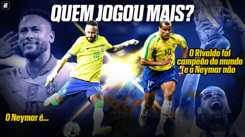 Comparativo entre Neymar e Rivaldo: Quem Teve o Melhor Desempenho em Seu Auge?