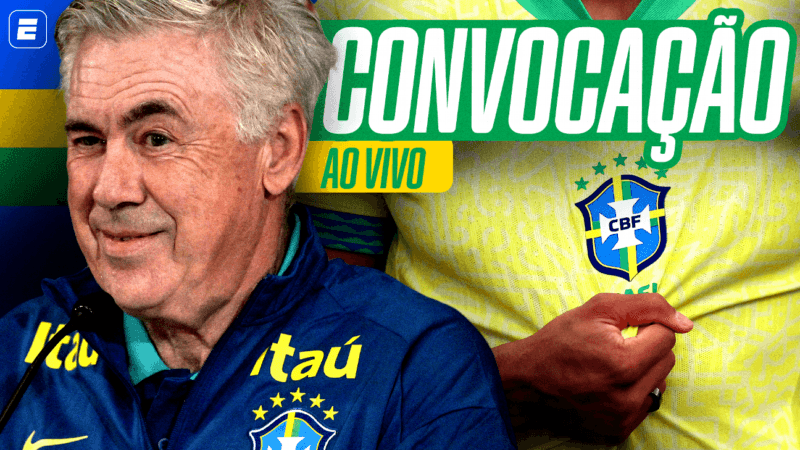 Convocação da Seleção Brasileira: Assista ao Anúncio da Lista de Ancelotti ao Vivo