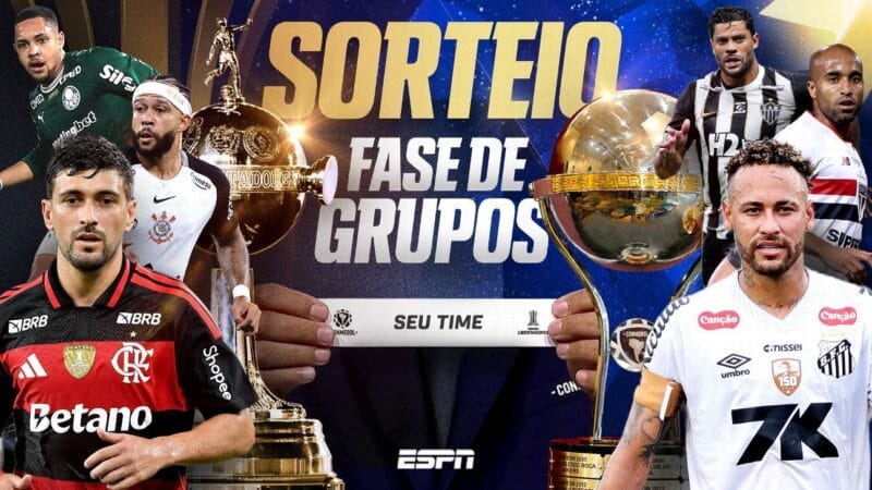 Sorteio das Competições Sul-Americanas: Libertadores e Sul-Americana ao Vivo