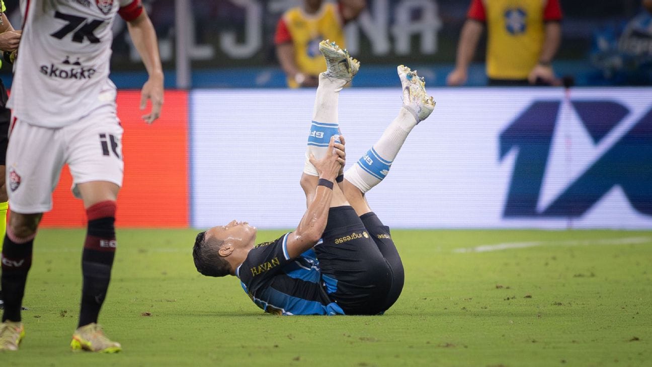 A Impressionante Reação de Marlon Após Lesão Grave no Jogo do Grêmio