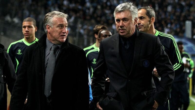 A Única Colaboração entre Ancelotti e Deschamps: Um Olhar Detalhado