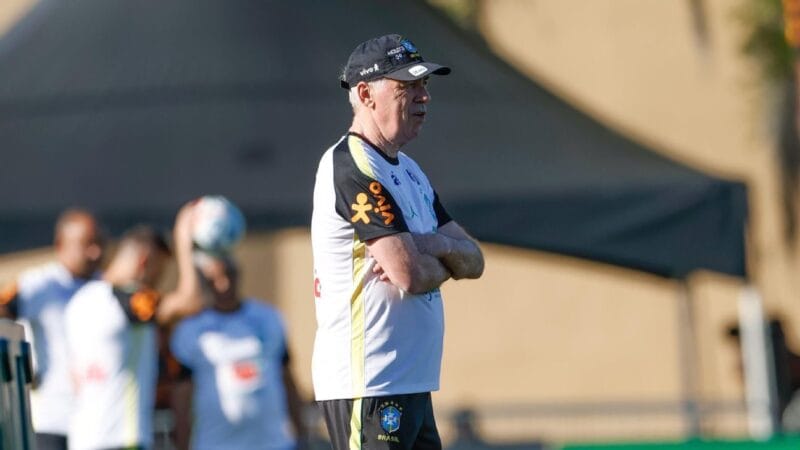 Ancelotti Inova na Escalação da Seleção Brasileira em Treino