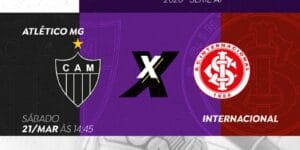 Transmissão do Clássico Atlético-MG x Internacional no Brasileirão Feminino