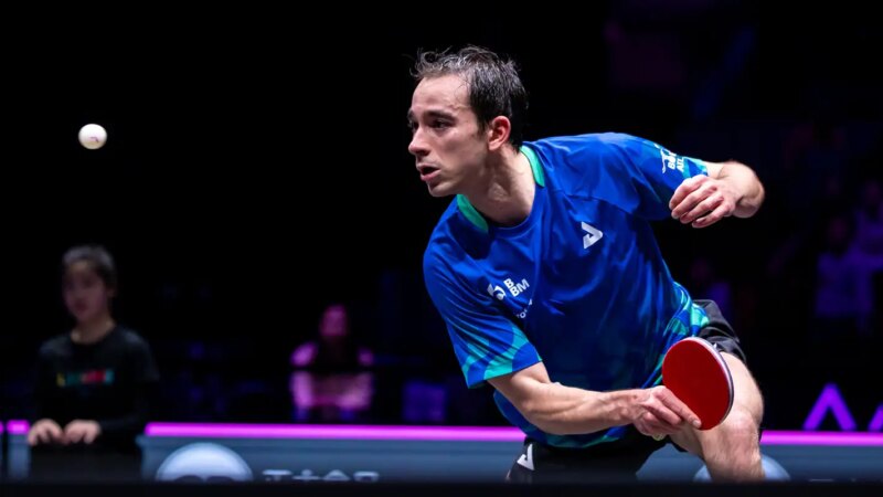 Hugo Calderano avança às quartas de final da Copa do Mundo de Tênis de Mesa