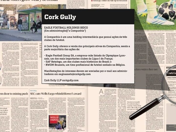 Grupo Eagle Anuncia Venda de SAF do Botafogo em Jornal Inglês