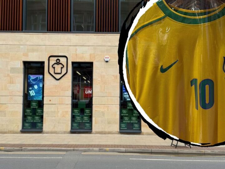 Relíquias do Futebol: Camisas Icônicas à Venda na Maior Loja do Mundo em Manchester