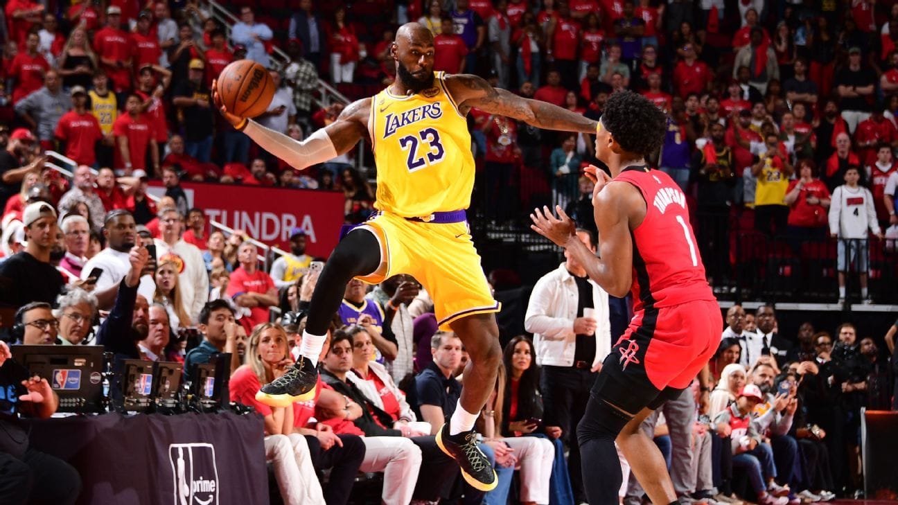 Lakers Superam Rockets em Prorrogação e Avançam na Série com 3 a 0