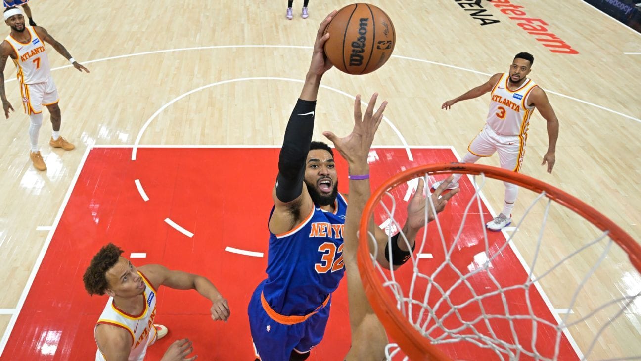 Knicks e Hawks: Empate Empolgante nos Playoffs da NBA