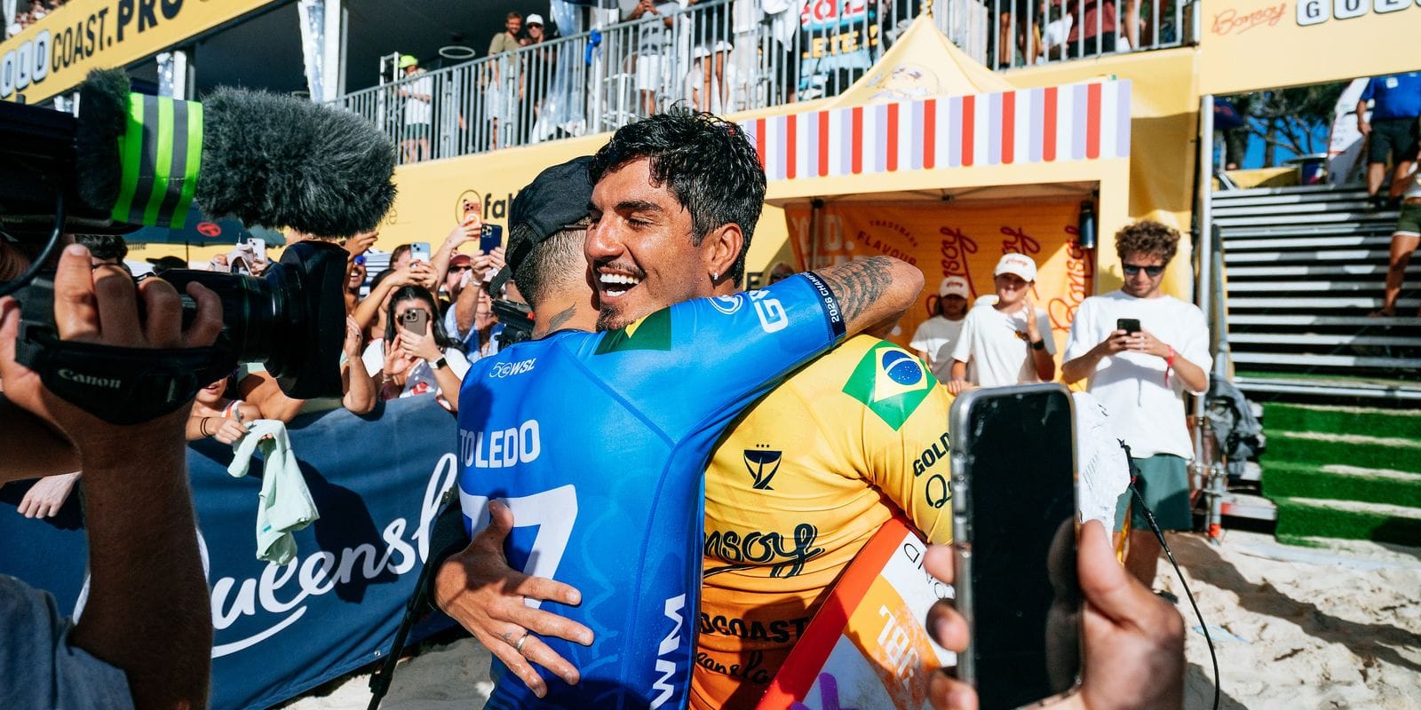 Brasil brilha na etapa da WSL na Nova Zelândia com Medina, Filipinho e Alejo avançando