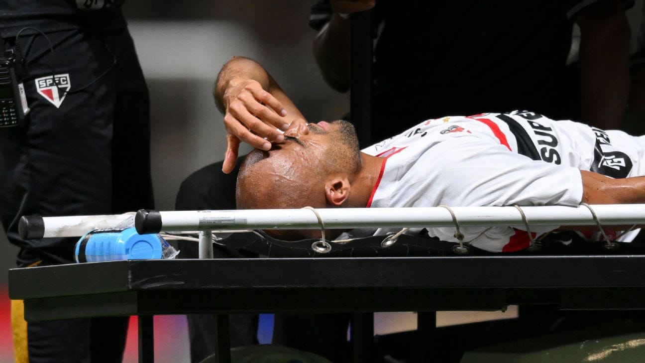 Drama em Campo: Lucas Moura Sofre Lesão em Partida do Campeonato Brasileiro