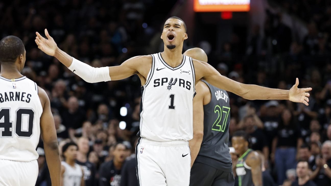 Spurs Dominam com Performance Impressionante de Wembanyama e Castle