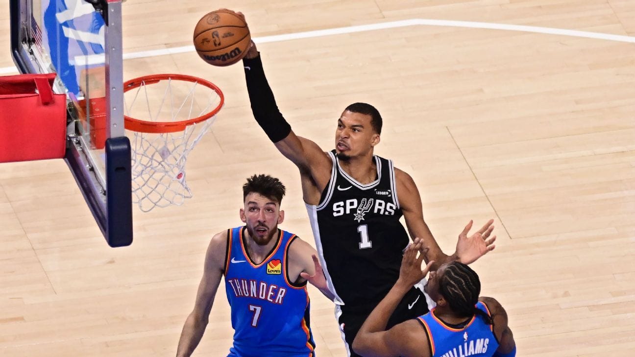 Wembanyama Brilha e Spurs Superam Thunder em Duelo Empolgante