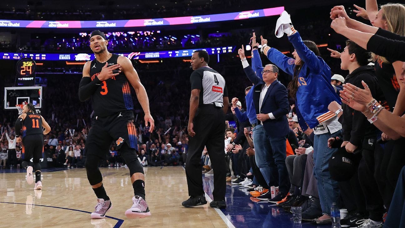 Josh Hart brilha em vitória dos Knicks sobre os Cavs nos playoffs