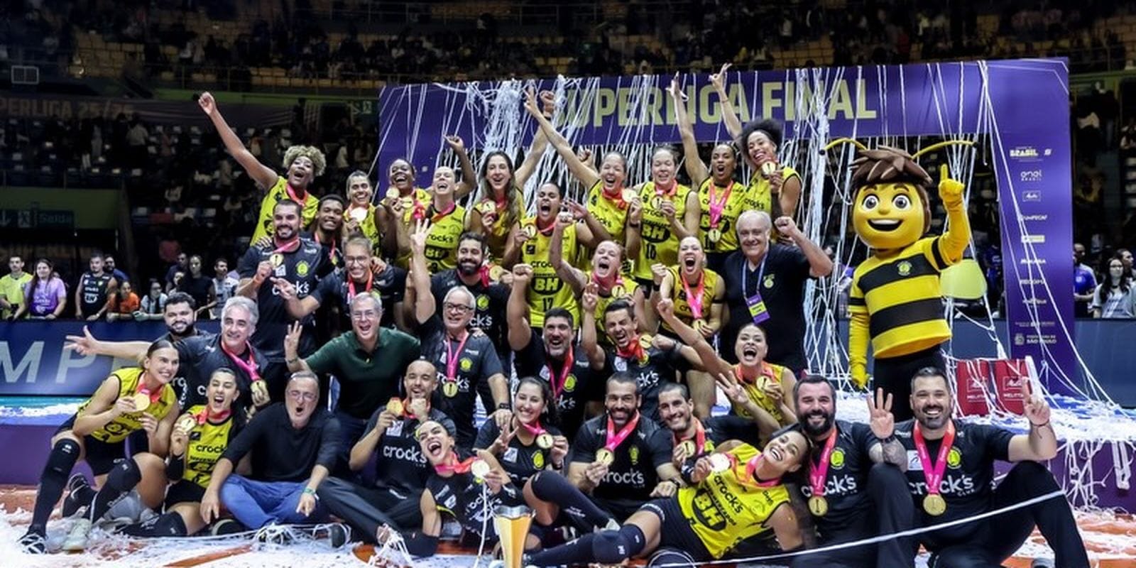 Dentil Praia Clube Conquista o Título da Superliga Feminina de Vôlei 2025/2026