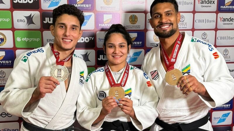 Brasil Brilha com Sete Medalhas no Grand Slam de Judô em Astana