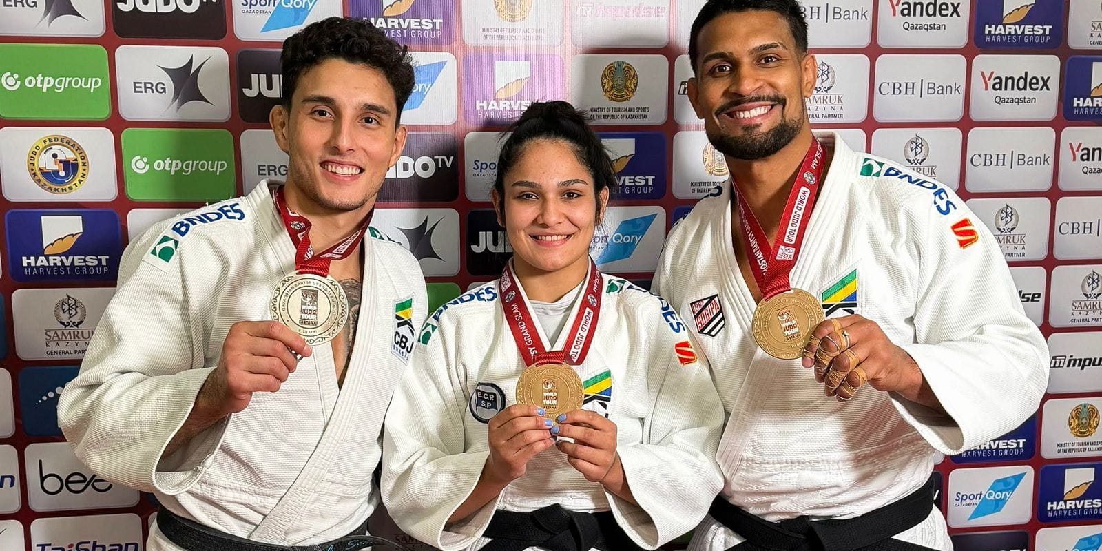 Brasil Brilha com Sete Medalhas no Grand Slam de Judô em Astana