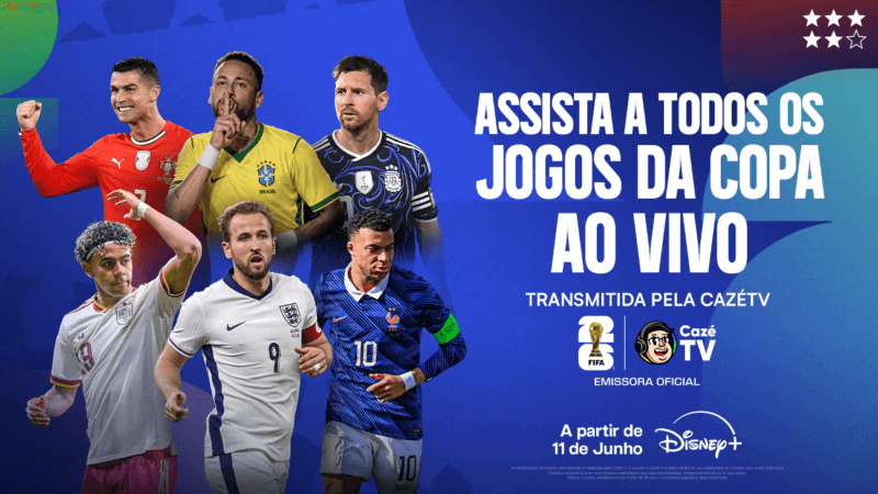 Disney+ Expande Acordo com CazéTV e Aumenta Oferta de Esportes ao Vivo
