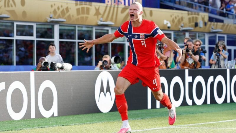 Haaland brilha e Noruega inicia Copa do Mundo com goleada sobre o Iraque