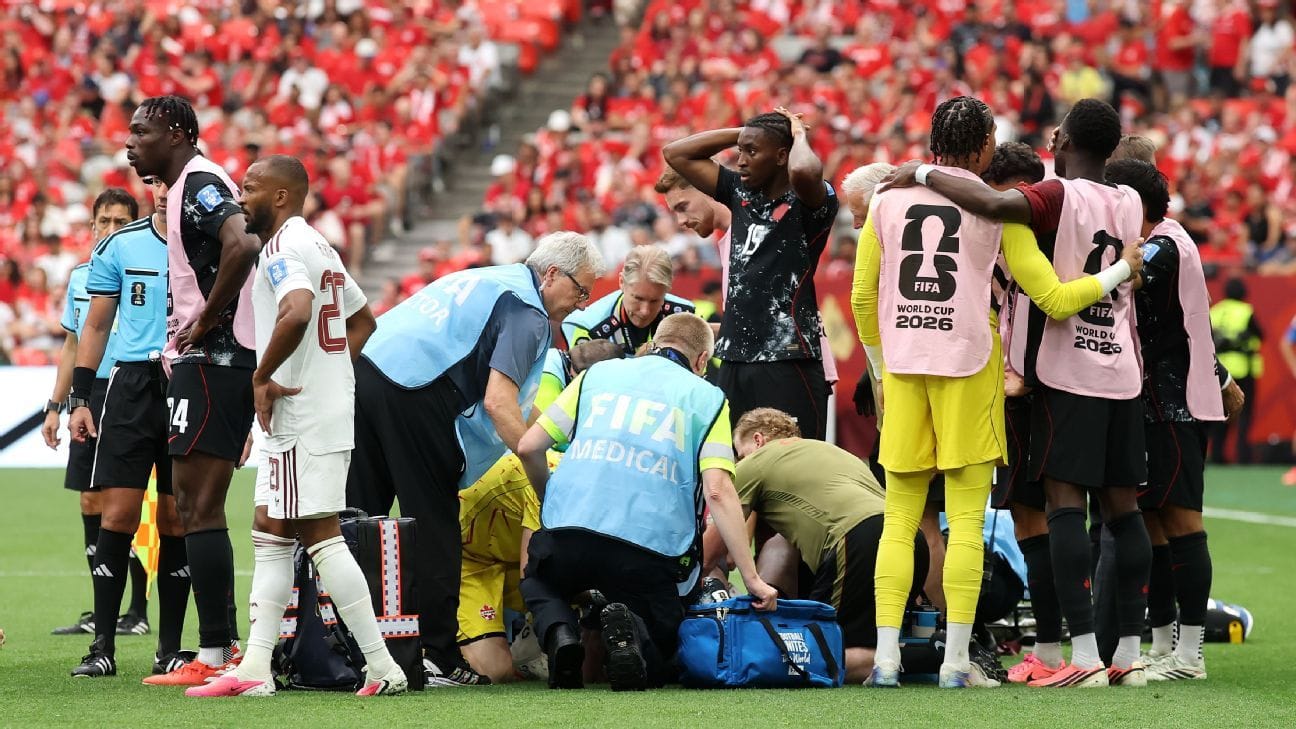 Lesão Grave Afeta Jogador Canadense Durante Vitória sobre o Qatar