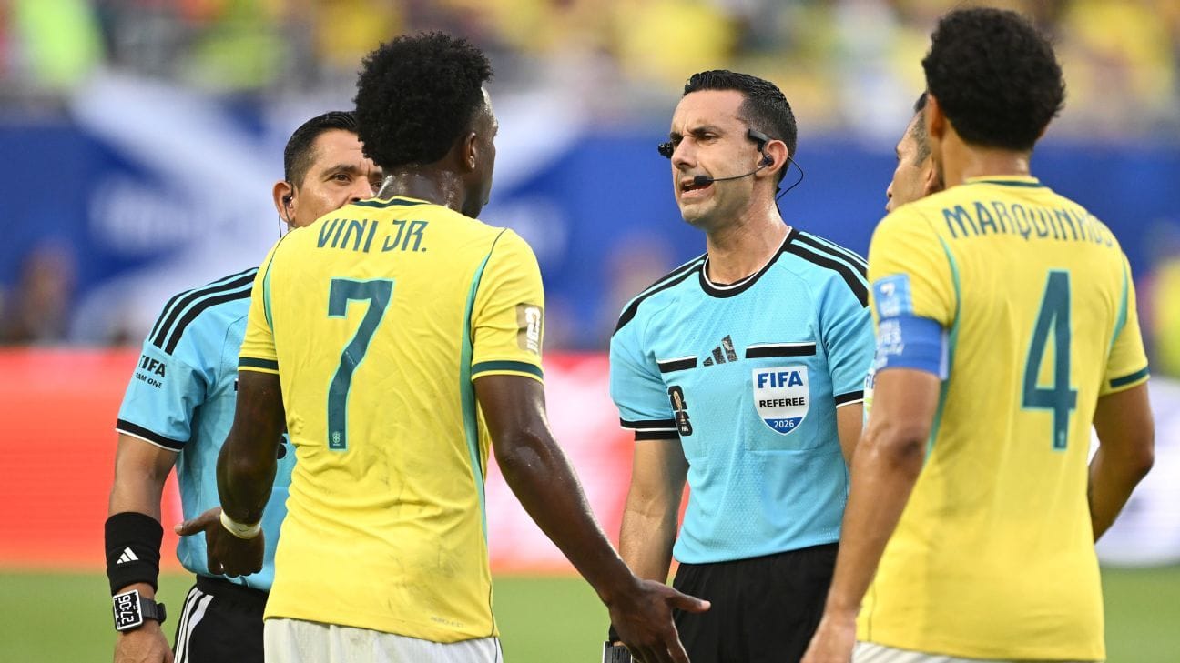 Análise da Arbitragem: Gol de Vinícius Júnior é Anulado em Partida contra a Escócia