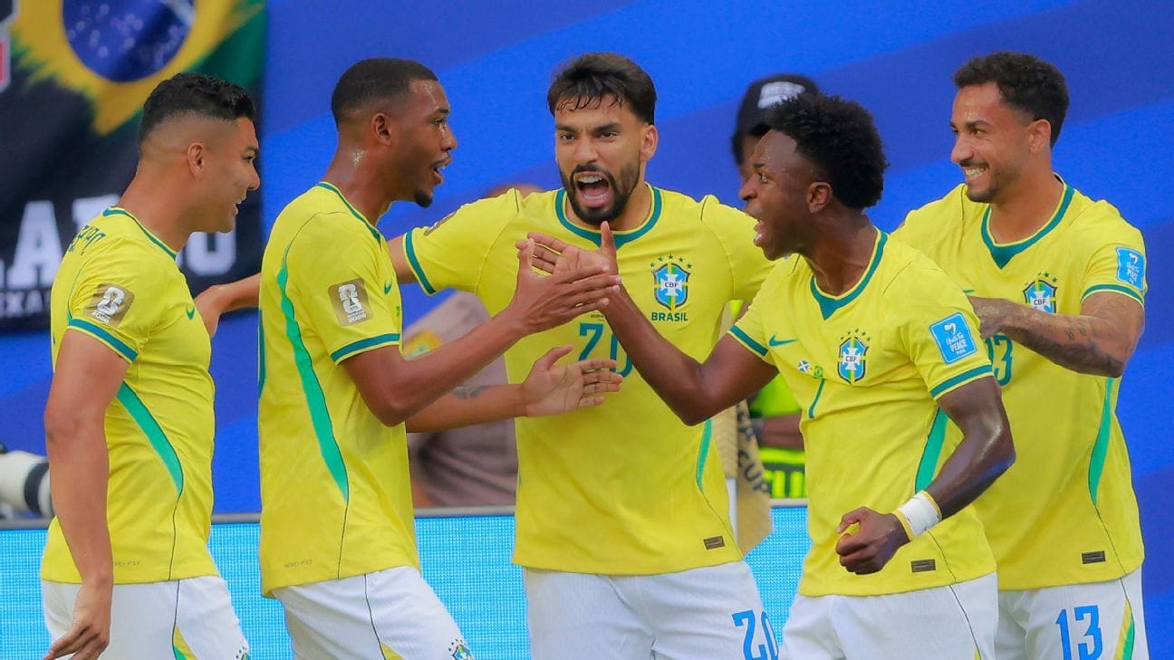 Desempenho da Seleção: Vini Jr. e Bruno Guimarães em Destaque