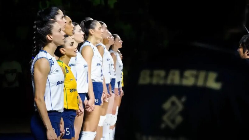 Brasil enfrenta derrota para a Tailândia na Liga das Nações de Vôlei