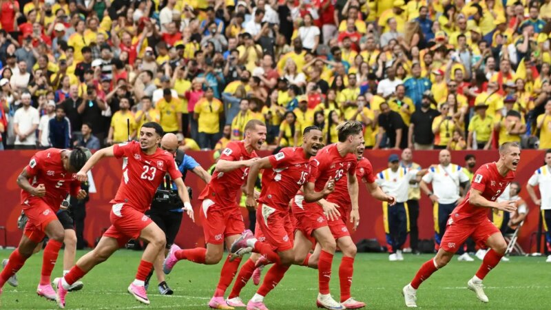 Suíça elimina Colômbia nos pênaltis e avança às quartas de final após 72 anos